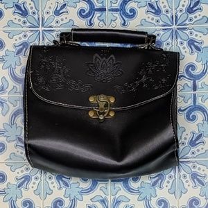 Anna Sui tooled leather bag